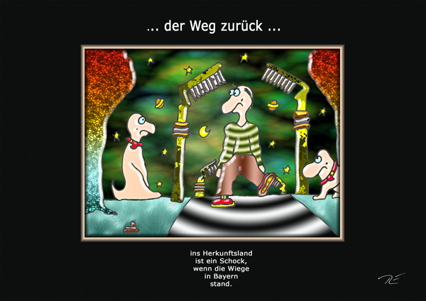 ... der Weg zurück ...