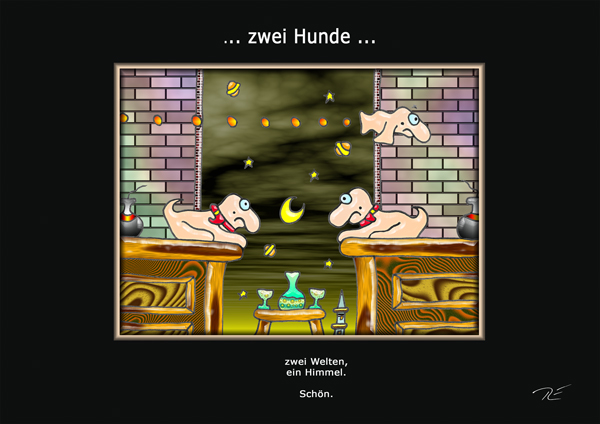 ... zwei Hunde ...