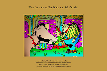 Wenn der Hund auf der Bühne zum Schaf mutiert